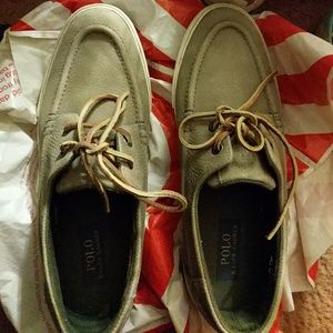 Polo ralph lauren leather shoes